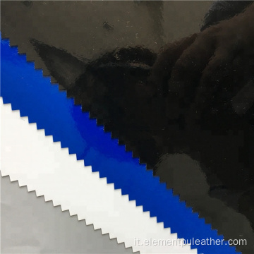 Pelle artificiale con superficie a specchio lucida da 0,8 mm